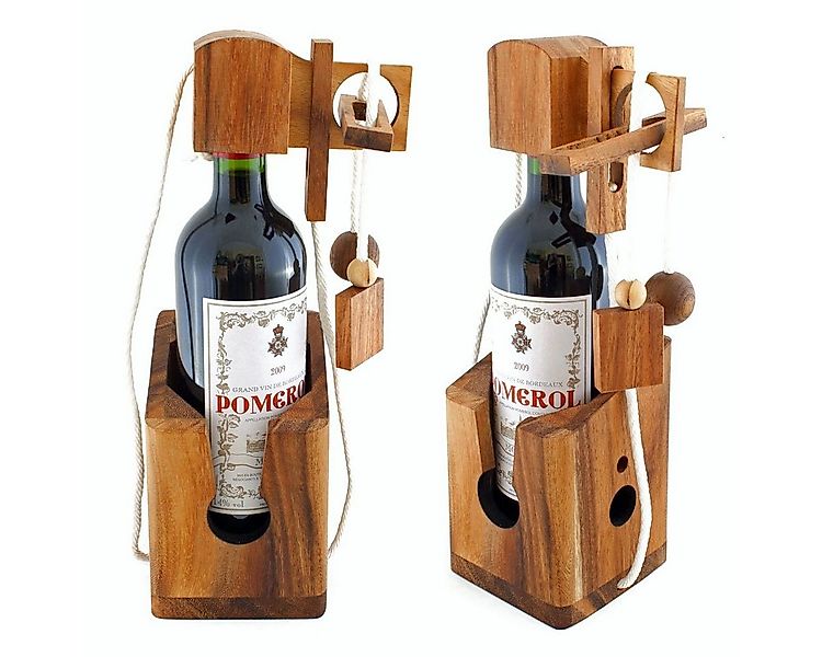 Goods+Gadgets 3D-Puzzle 3D-Flaschenpuzzle–Geschenkbox aus Holz mit Safe und günstig online kaufen