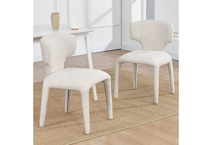 Duhome Esszimmerstuhl (8645A1), 2er Set, Bouclé-Material, Moderner Stil günstig online kaufen