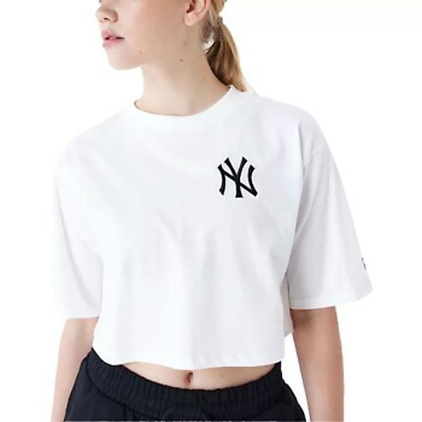 New-Era  T-Shirts & Poloshirts Mlb Le Crop Tee Neyyan  Whiblk günstig online kaufen