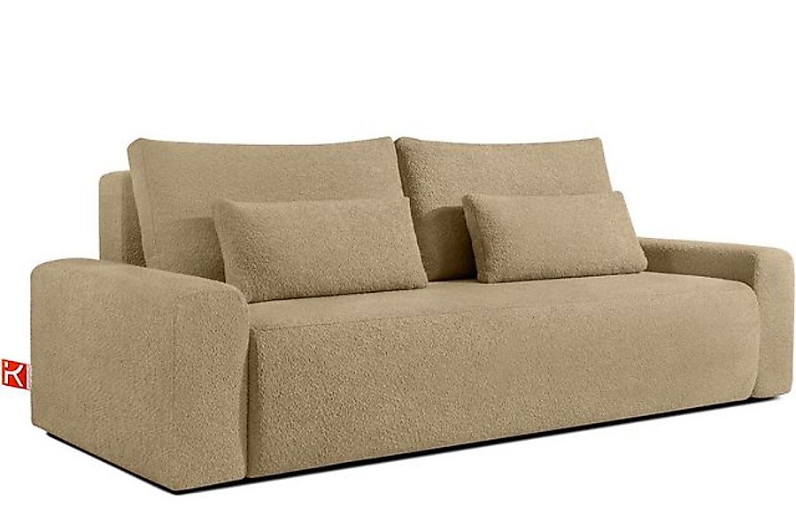 KONSIMO® 3-Sitzer MOLLIS Schlafsofa, Einzelsofa, mit Wellenfeder, hergestel günstig online kaufen