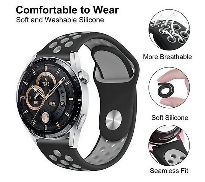 SmartUP Smartwatch-Armband für Samsung Galaxy Watch 7 6 5 4 FE Pro Gear Cla günstig online kaufen