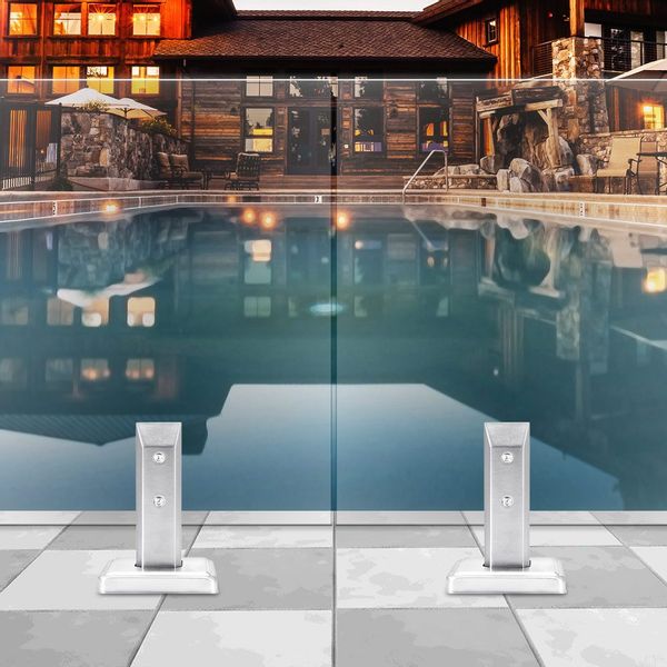 BlingBin Abstandshalter Stehende Glasklemme Boden Quadratische günstig online kaufen