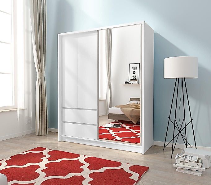 Beautysofa Kleiderschrank Siera (3-türig modernes Schrank, günstig online kaufen