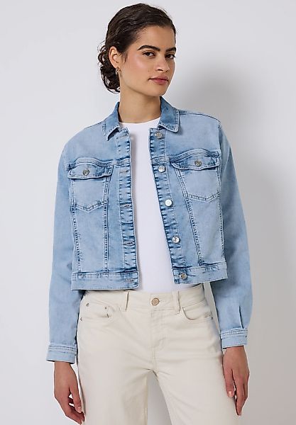 STREET ONE STUDIO Jeansjacke, ohne Kapuze, mit Brusttasche günstig online kaufen