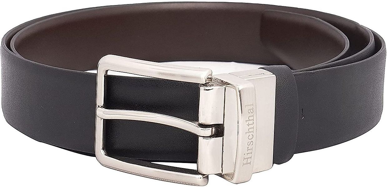 Hirschthal Ledergürtel Herren Leder-und Kunstleder-Wendegürtel Schwarz/Brau günstig online kaufen