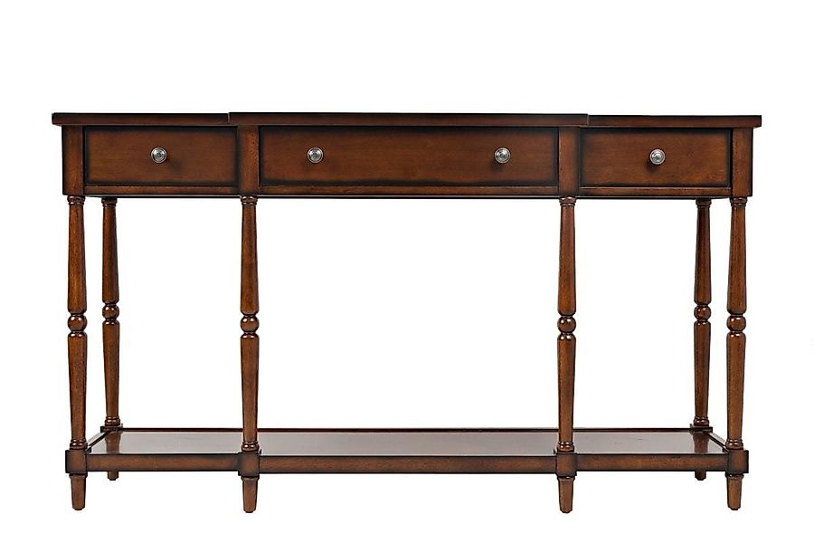 Livin Hill Konsolentisch Avola, Robustes Gummiholz, antikes Mahagoni-Finish günstig online kaufen