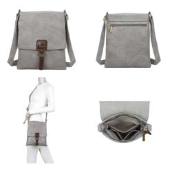 ITALYSHOP24 Schultertasche Damen Tasche Shopper Messenger günstig online kaufen