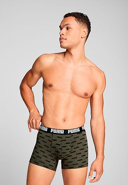 PUMA Boxershorts "PUMA MEN EVERYDAY LOGO PRINT BOXERS 2P" Packung, 2er Pack günstig online kaufen
