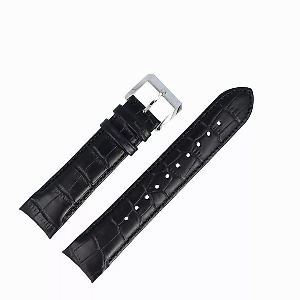 BOSS Uhrenarmband 22mm Leder Schwarz 659302482 günstig online kaufen
