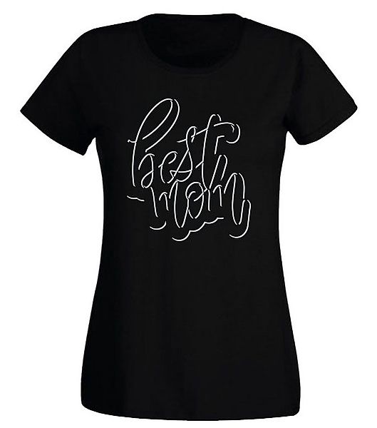 G-graphics T-Shirt Damen T-Shirt - Best Mom Slim-fit, mit Frontprint, mit S günstig online kaufen