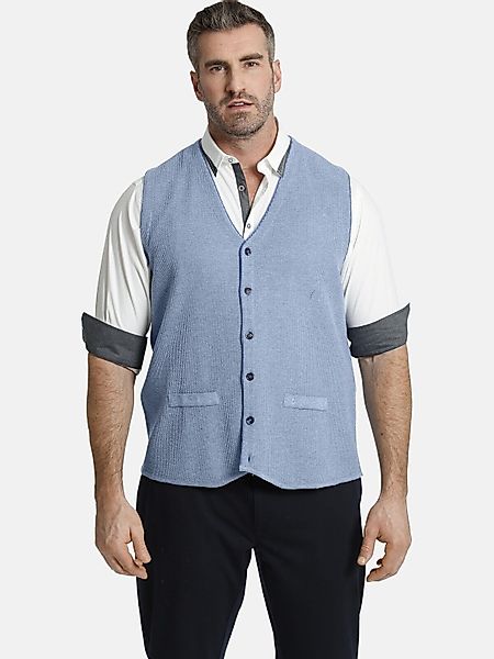 Charles Colby Strickweste KEVAN mit Armausschnitte günstig online kaufen
