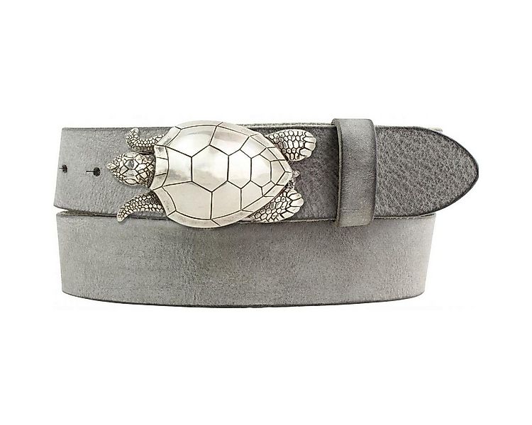 BELTINGER Ledergürtel Gürtel mit Schildkröte-Gürtelschnalle aus weichem Vol günstig online kaufen