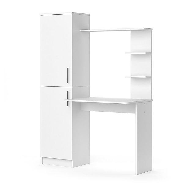 Vicco Schreibtisch Tessa, Weiß, 122.9 x 52 cm günstig online kaufen