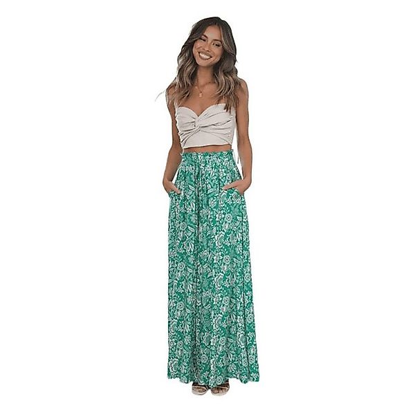 YRIIOMO Loungepants Elegante Damen Relaxhose mit weitem Bein, aus hochwerti günstig online kaufen