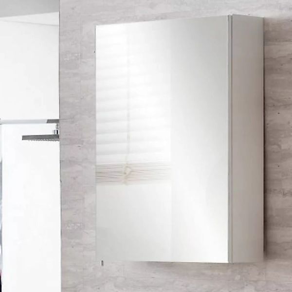 Lomadox Bad Spiegelschrank CORATO-80 in Weiß, B/H/T: ca. 50/70,7/15,85 cm w günstig online kaufen