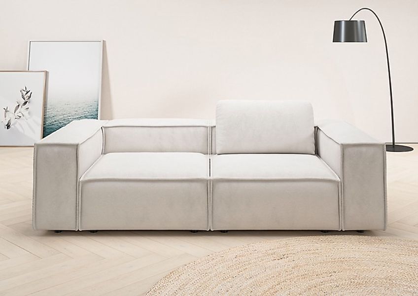 Home affaire 2-Sitzer »Watertown, modernes Sofa 246 cm breit, auch in Feinc günstig online kaufen