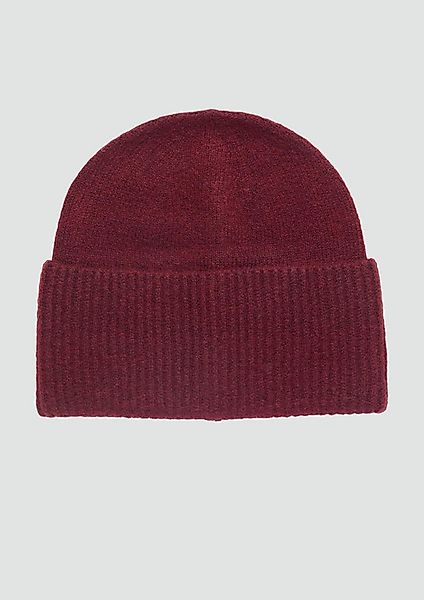 s.Oliver Strickmütze Mütze Beanie aus Rippstrick günstig online kaufen