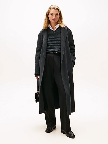 Tommy Hilfiger Wollmantel "DF WOOL REG BELTED MIDI COAT", mit Wolle günstig online kaufen