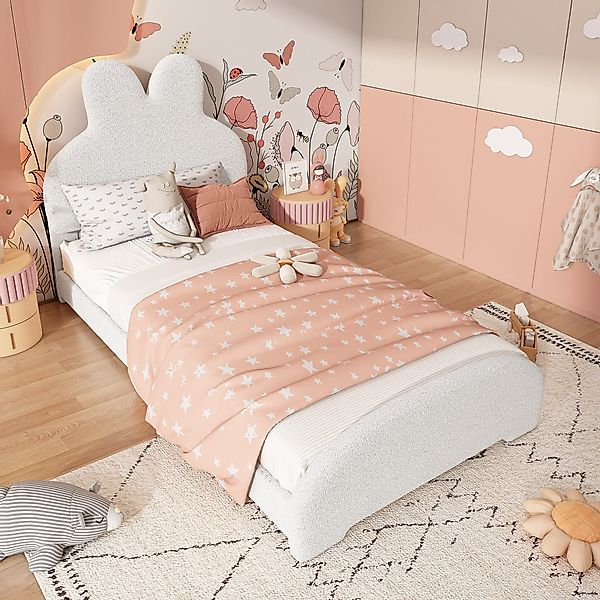 KLAM HOME Einzelbett Polsterbett, Bettkopf in günstig online kaufen