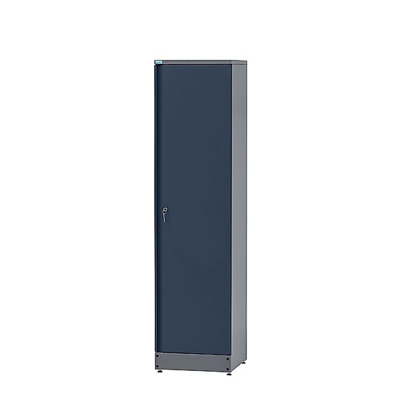 Küpper Hochschrank Eintürig mit 4 Fachböden 180 x 45,5 x 45 cm Dunkelblau günstig online kaufen