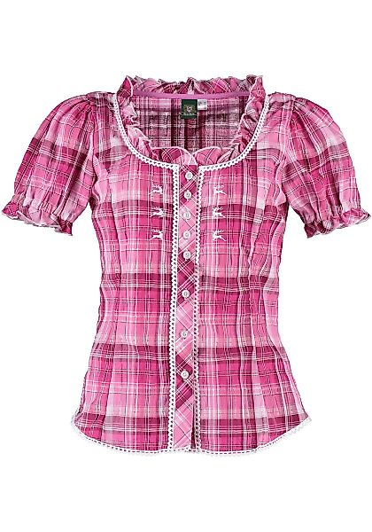 OS Trachten Trachtenbluse Klosy Kurzarmbluse mit günstig online kaufen