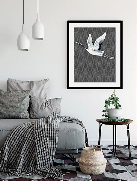 queence Bild »Kranich«, Vögel-Vogelbilder-Tiere, HD Premium Poster-Druck in günstig online kaufen