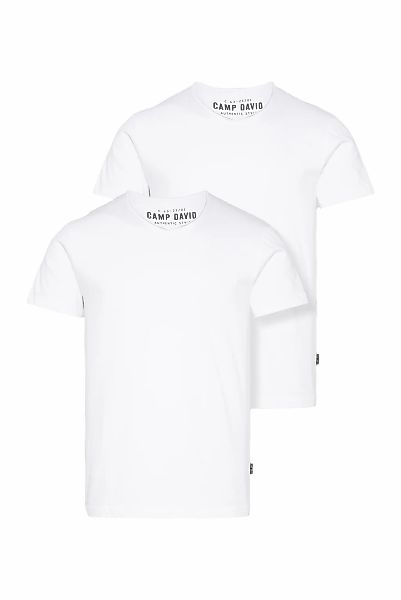 CAMP DAVID V-Shirt, (2 tlg.), im 2-er Pack günstig online kaufen