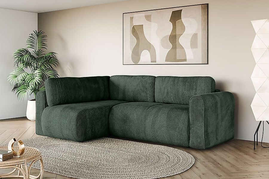 OTTO home Ecksofa "Zacharia wahlweise Schlafsofa mit Bettkasten, B/T/H 250/ günstig online kaufen