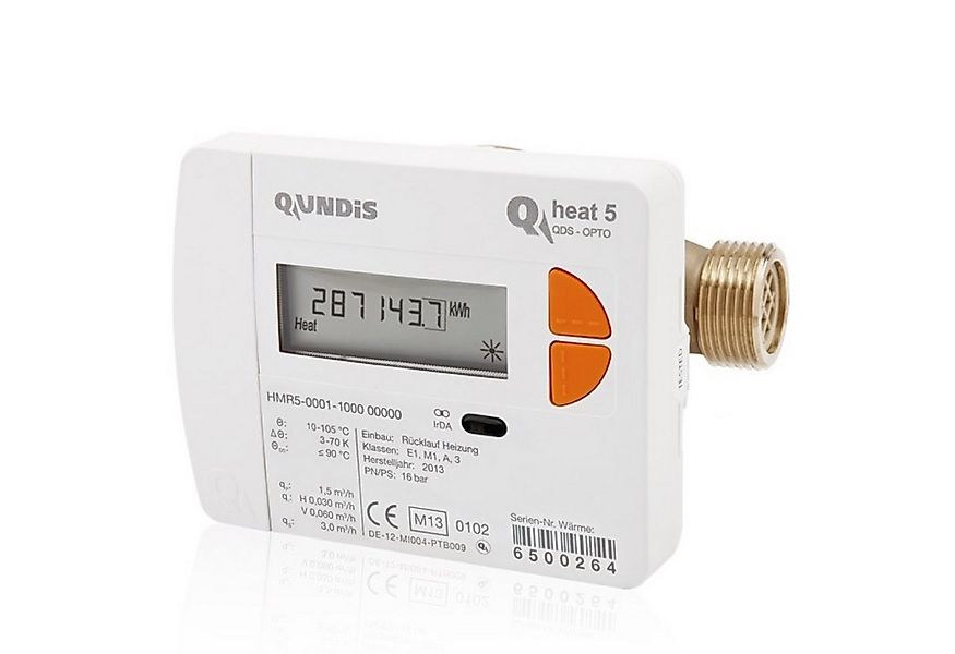ZAEHLER.de Energiekostenmessgerät Wärmemengenzähler Qundis Qheat 5.5 Opto W günstig online kaufen