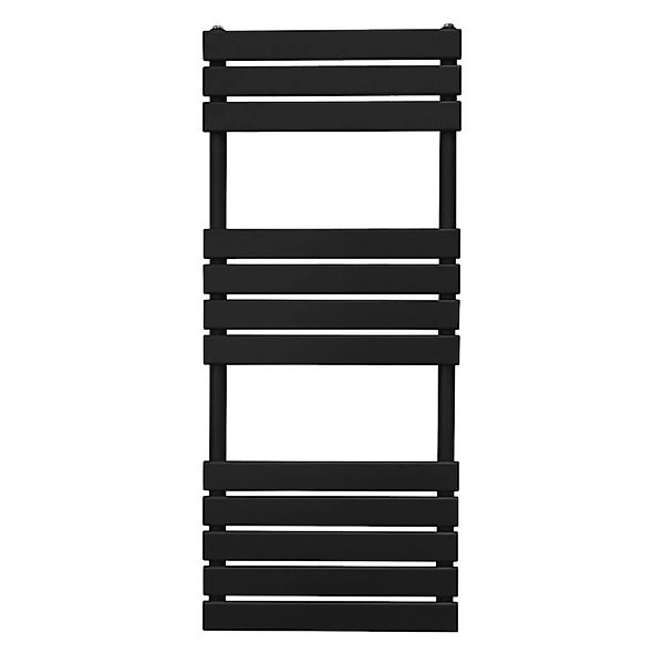 Monstershop Flachheizkörper für Handtücher 1200mm x 450mm Schwarz günstig online kaufen
