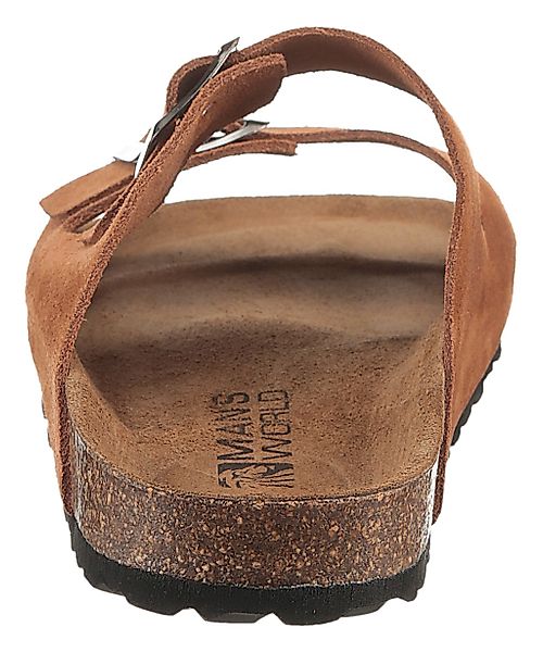 Mans World Pantolette, Schlappen, Sommerschuh, Hausschuh mit vorgeformtem F günstig online kaufen