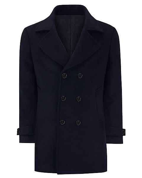 Allthemen Wollmantel Herren kurzer Wintermantel Zweireihige Cabanjacke Wint günstig online kaufen