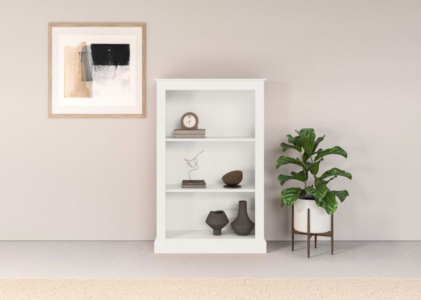 Home affaire Bücherregal "Liotta" Mit Sockel und 2 Regalböden günstig online kaufen