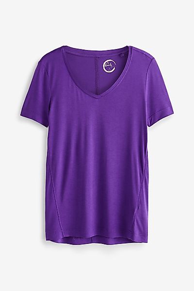 Next T-Shirt Lässiges T-Shirt mit V-Ausschnitt günstig online kaufen