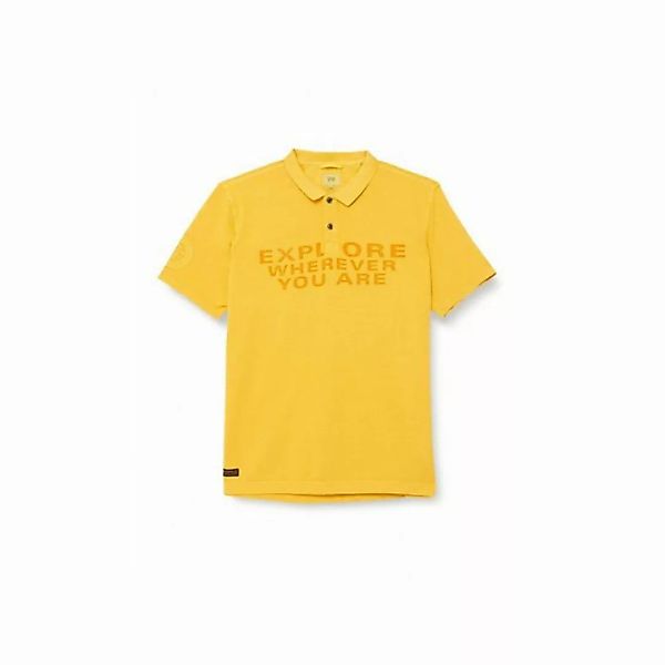 camel active Poloshirt gelb passform textil (1-tlg) günstig online kaufen