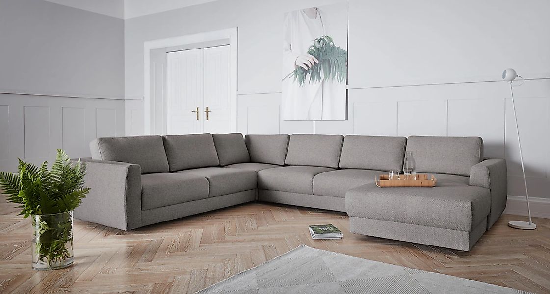 OTTO home Wohnlandschaft "Hobro U-Form" in 3 Bezugsqualitäten in vielen Far günstig online kaufen