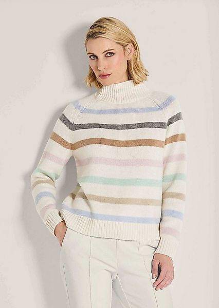 MADELEINE Strickpullover Wollpullover im Streifen-Look Kaschmirpullover mit günstig online kaufen