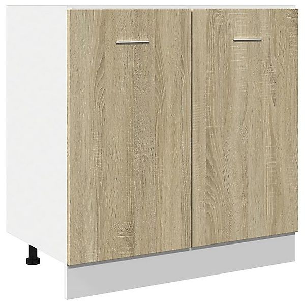 vidaXL Unterschrank Küchenschrank Unterschrank Sonoma Eiche 80x46x81,5 cm S günstig online kaufen