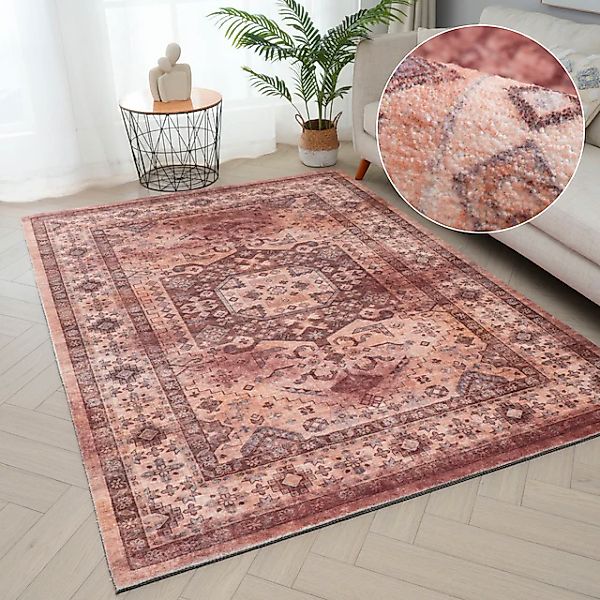 my home Teppich Abbas, Druckteppich, orientalisches günstig online kaufen