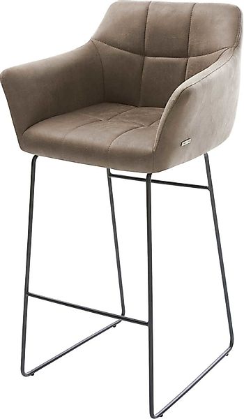 DELIFE Barhocker Yulo-Flex, Kufengestell Metall Vintage günstig online kaufen