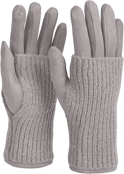 styleBREAKER Strickhandschuhe Touchscreen Stoff Handschuhe mit günstig online kaufen