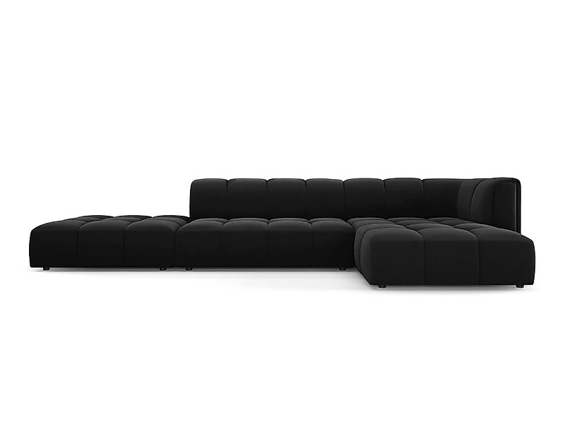 Milo Casa | Ecksofa Francesca Samt rechts 5-Sitzer günstig online kaufen