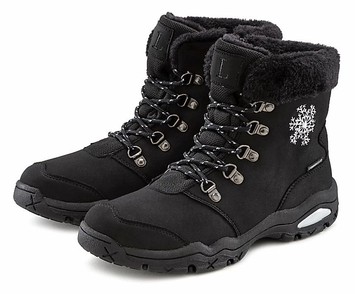 LASCANA Winterstiefelette "Winterboots, Outdoorstiefelette, Stiefel, Stiefe günstig online kaufen