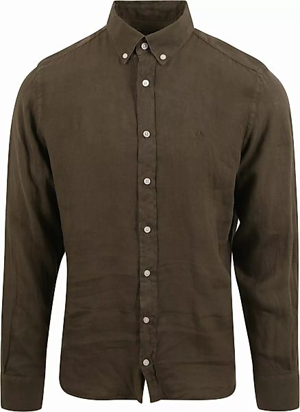 Hackett Hemd Kleidungsstück Leinen Grün - Größe XL günstig online kaufen