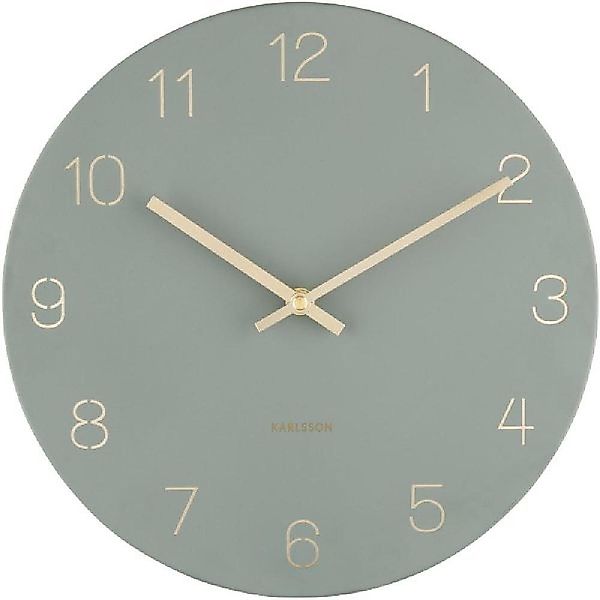 Karlsson Uhr Wanduhr Charm Engraved Numbers günstig online kaufen
