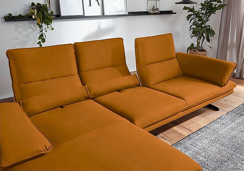 W.SCHILLIG Ecksofa "broadway, Designsofa mit tollem Sitzkomfort", Sitztiefe günstig online kaufen