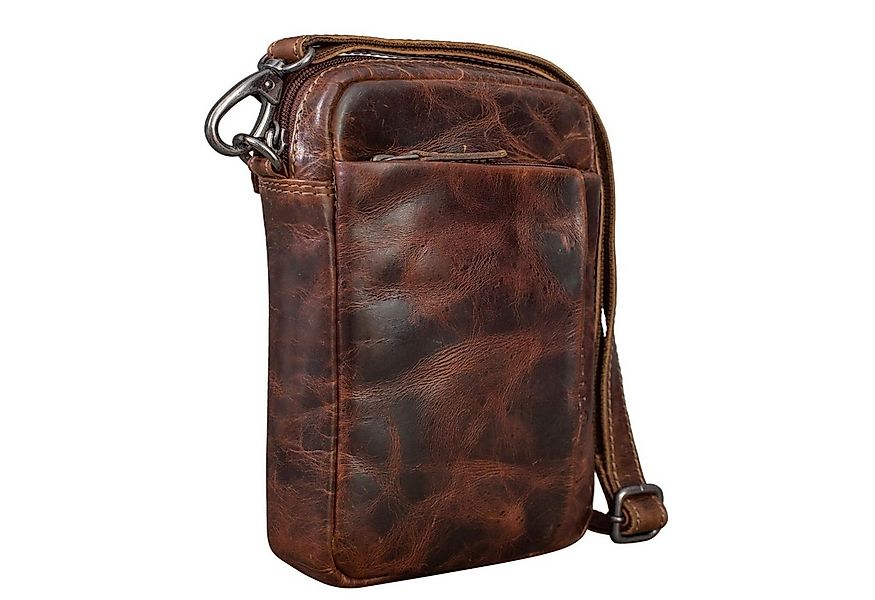 STILORD Schultertasche "Fiete" 2-in-1 Umhängetasche Handgelenktasche Leder günstig online kaufen