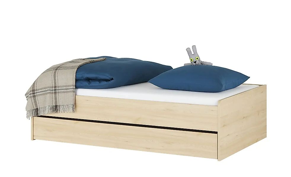 Duobett  Grow Up ¦ holzfarben ¦ Maße (cm): B: 127 H: 54,5 Betten > Bettgest günstig online kaufen