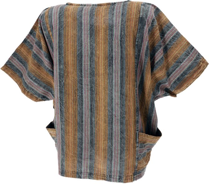 Guru-Shop Longbluse Weites Boho Blusentop mit günstig online kaufen