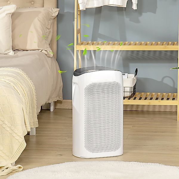 HOMCOM Luftreiniger HEPA Filter für 25-35m³, effektiv gegen Allergien & Rau günstig online kaufen
